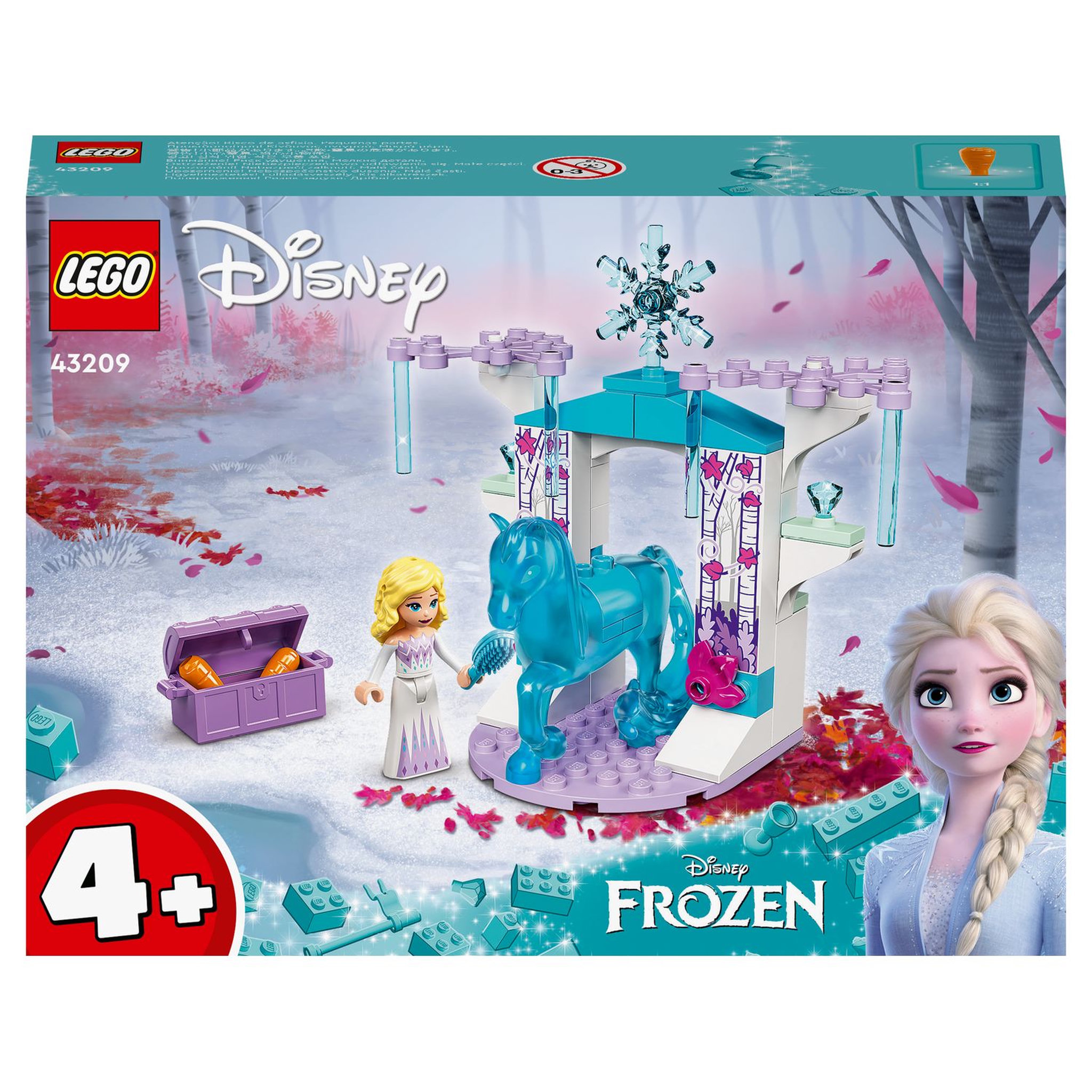 Voir la diapositive 1 : LEGO Disney 43209 Elsa et l&rsquo;Écurie de Glace de Nokk, Jouet de la Reine des Neiges
