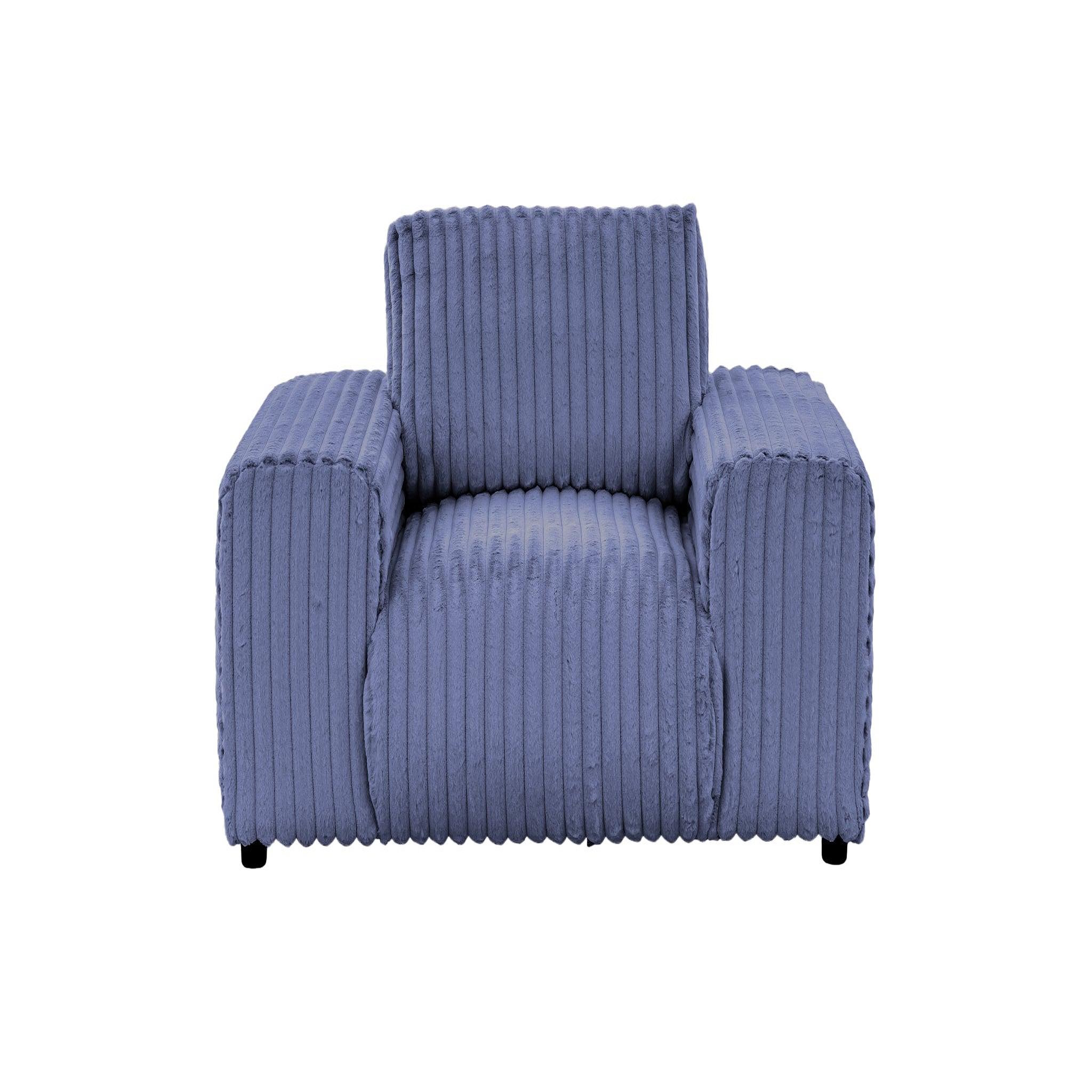 Voir la diapositive 1 : CASANOVA PARIS Caisa - fauteuil en velours côtelé