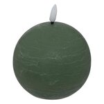 ATMOSPHERA Bougie Boule à LED  Molia  10cm Vert