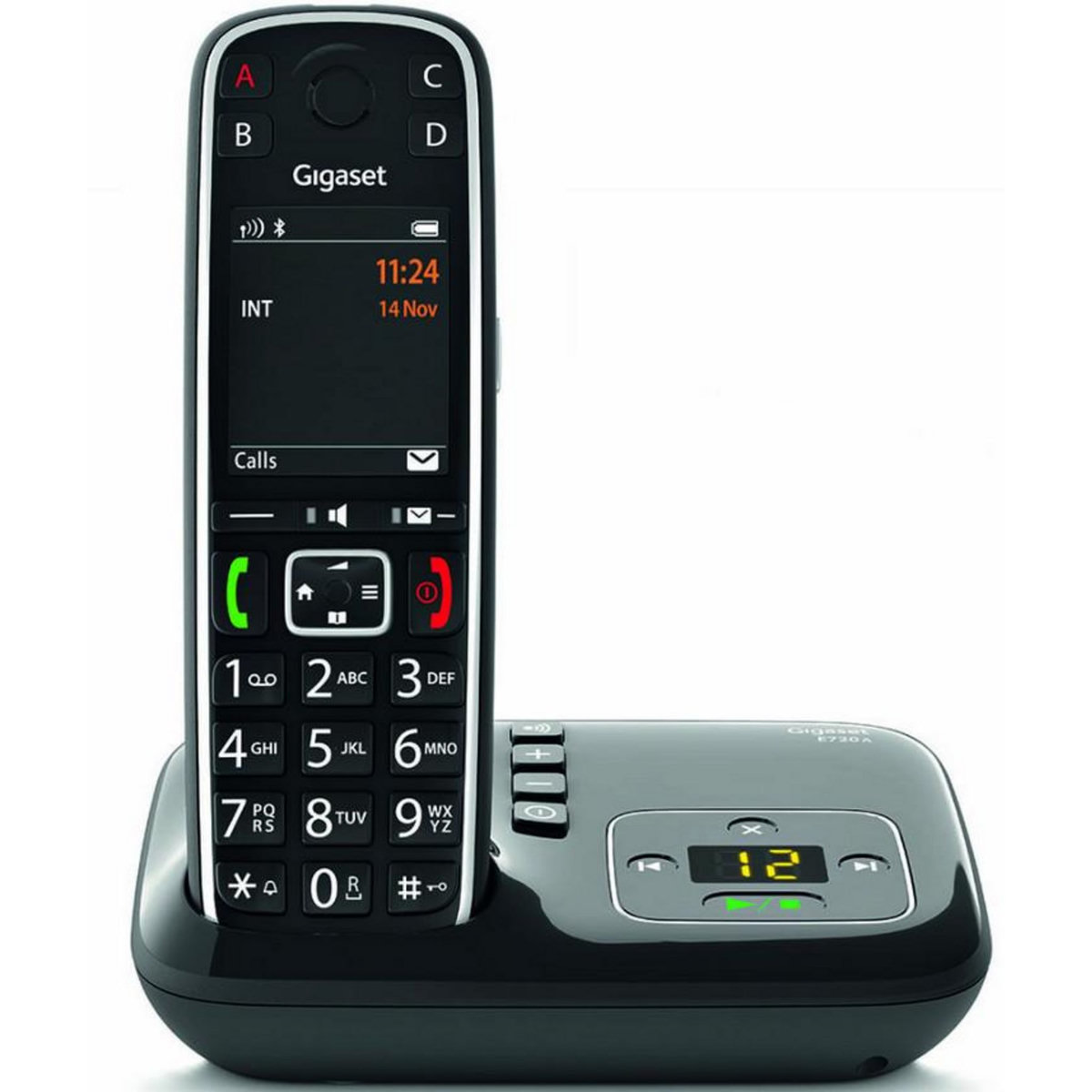 GIGASET Téléphone sans fil dect noir avec répondeur - gigae720anoir