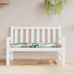 VIDAXL Coussin de banc de jardin carreaux multicolore 120x50x7cm tissu