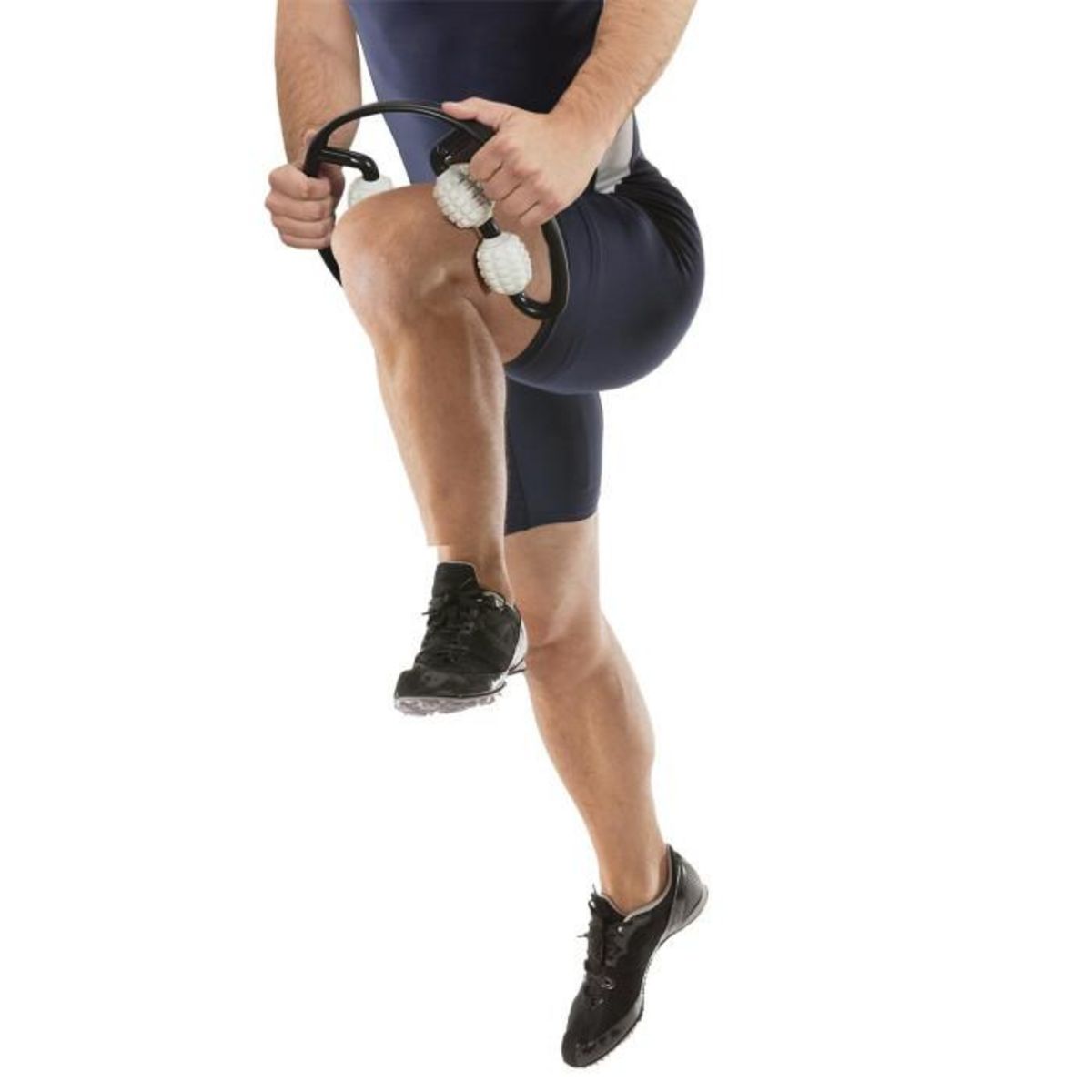 Paris Prix Rouleau de Massage  Multifonction  25cm Gris