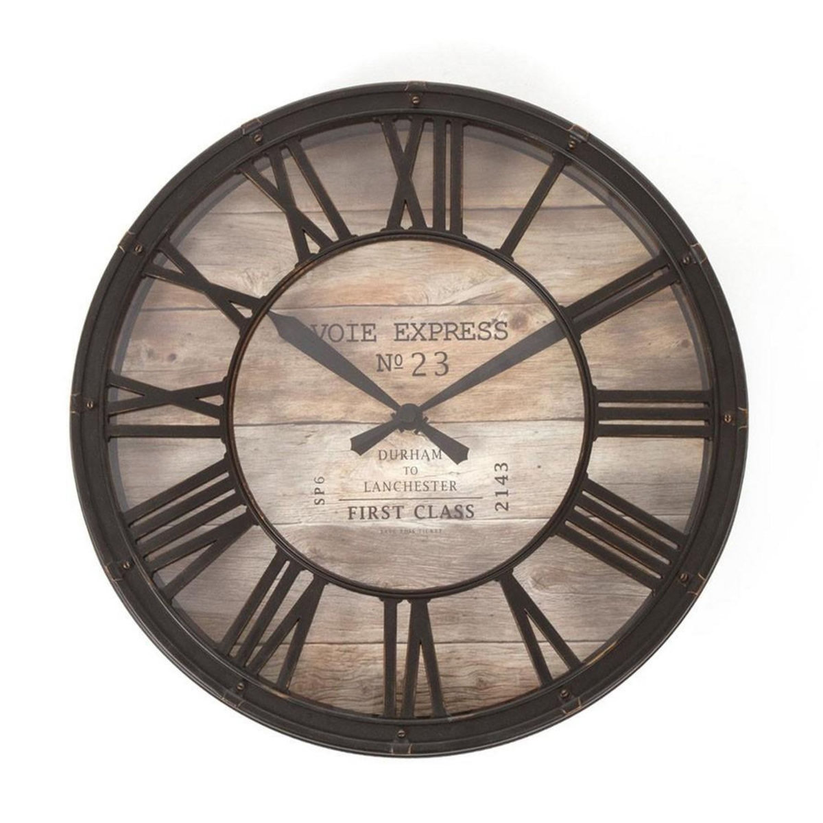 ATMOSPHERA Pendule vintage Ø39 x 7,7 cm d'épaisseur