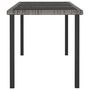 Voir la diapositive 5 : VIDAXL Ensemble a manger de jardin 9 pcs Resine tressee Gris