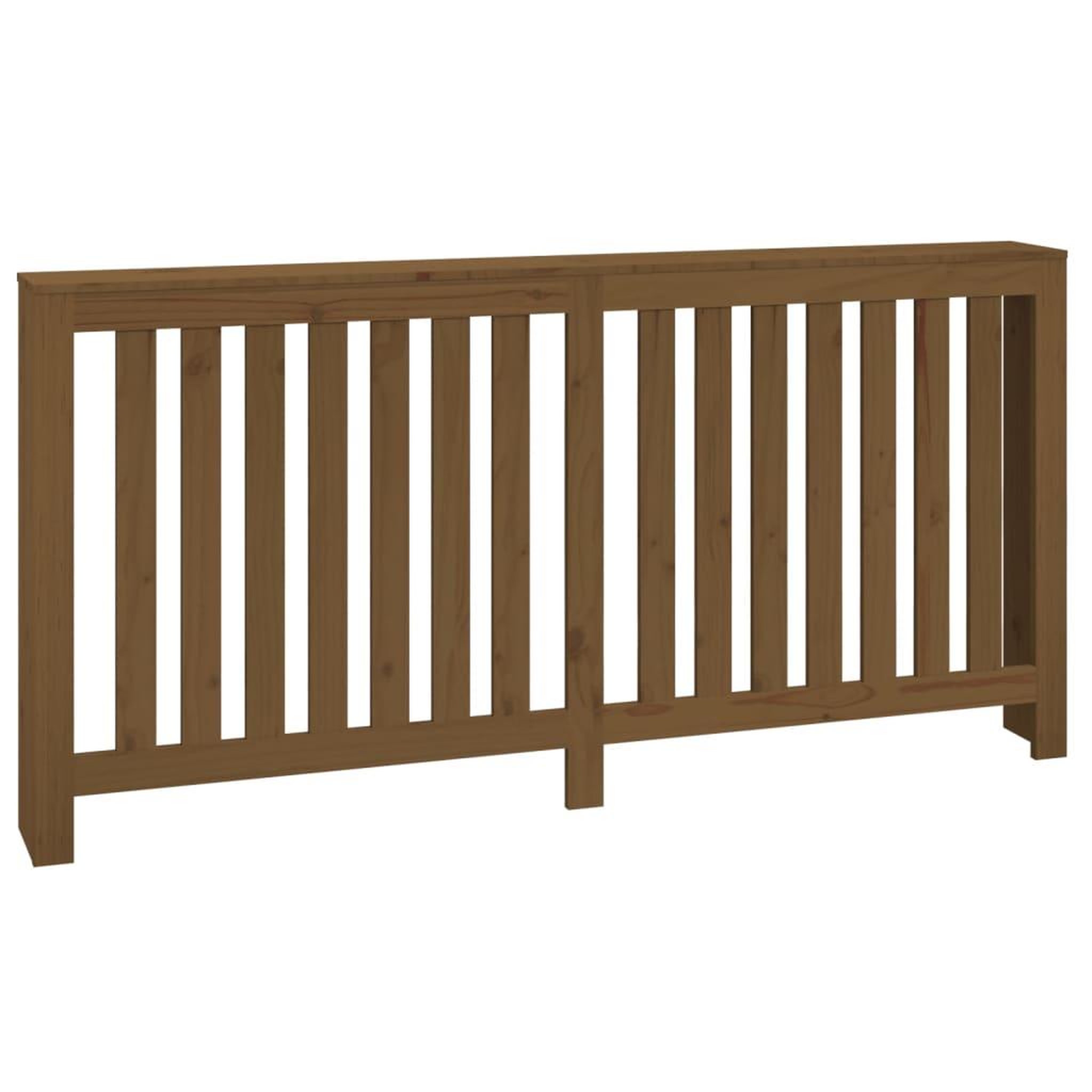 Voir la diapositive 2 : VIDAXL Cache-radiateur Marron miel 169x19x84 cm Bois massif de pin