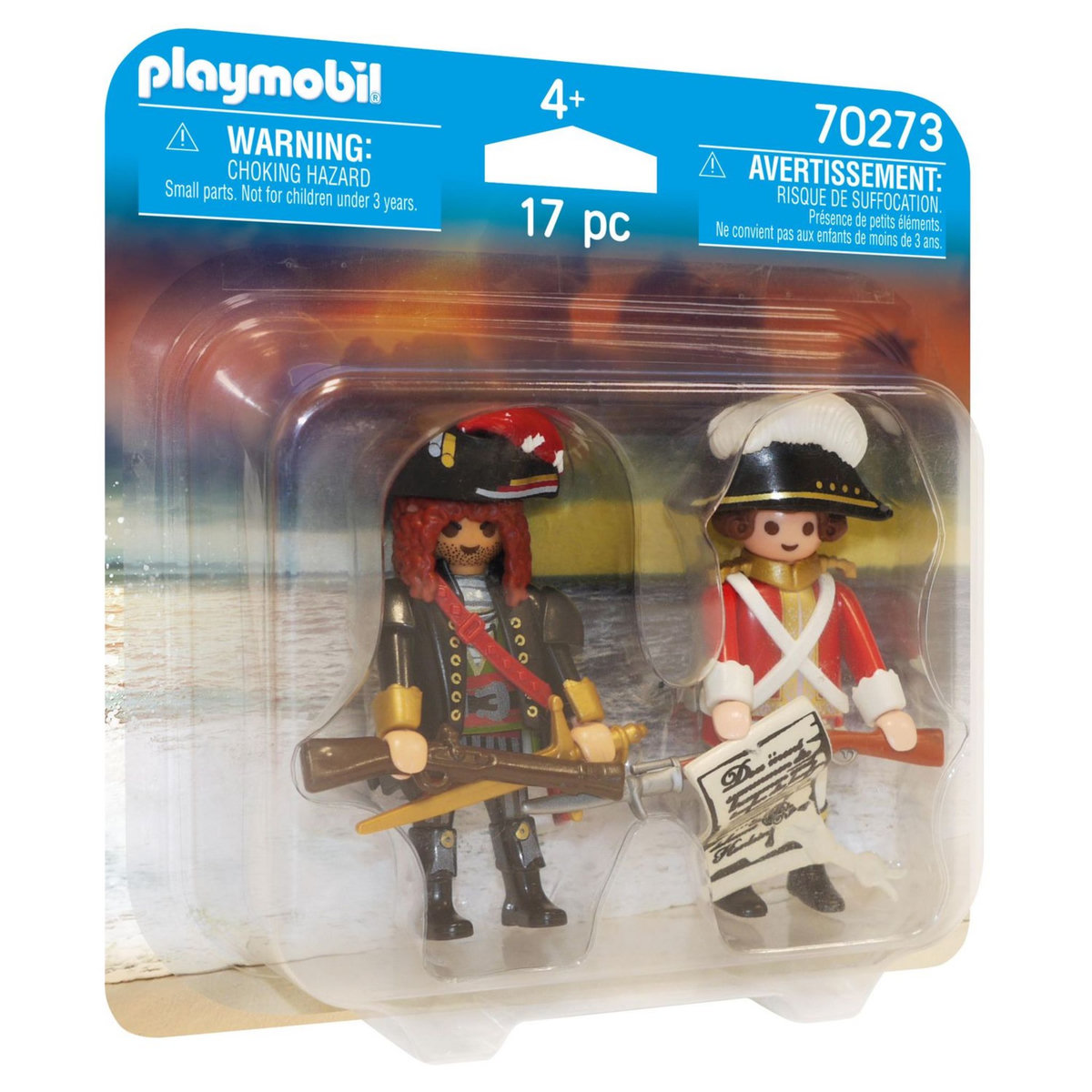 PLAYMOBIL 70273 - Capitaine pirate et soldat