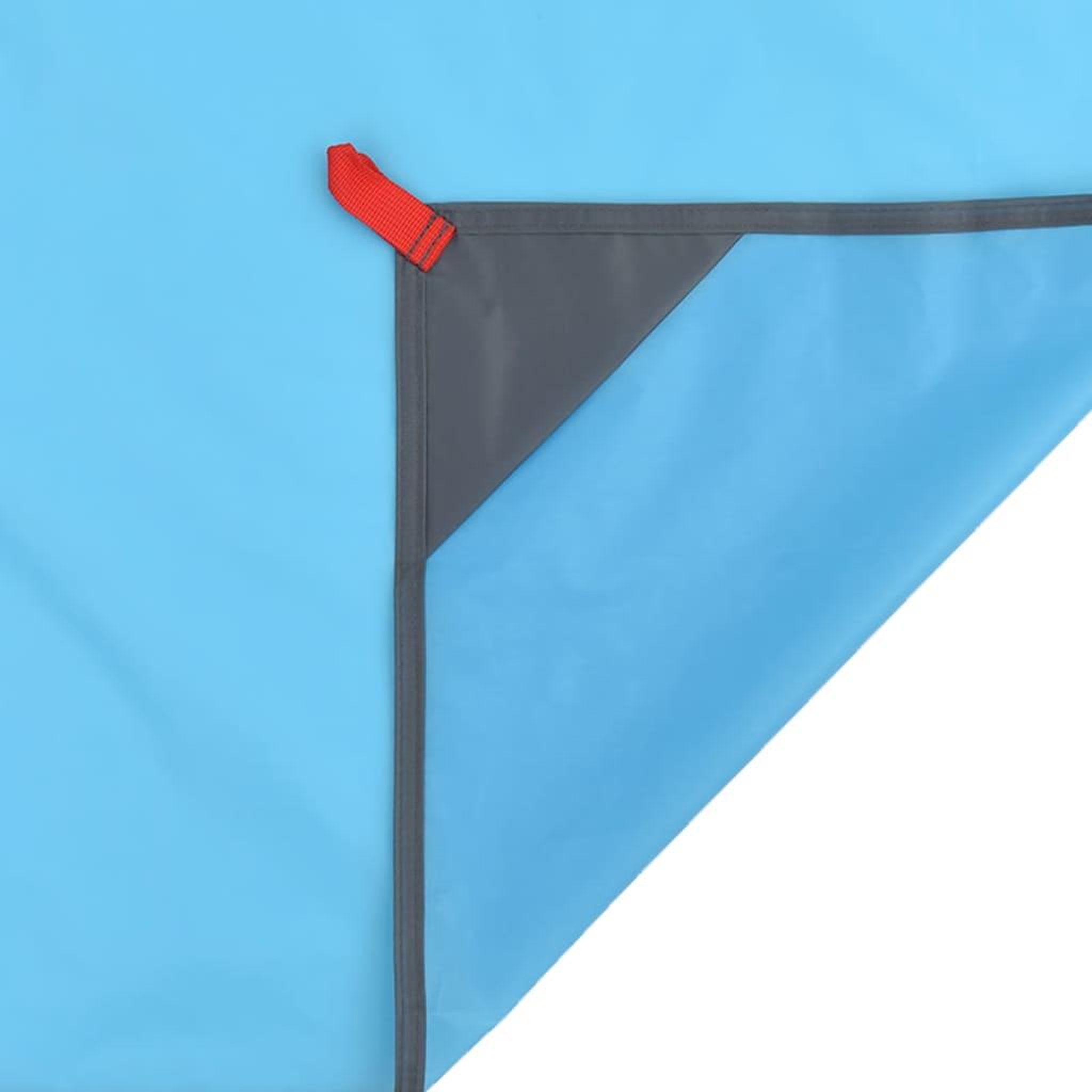 Voir la diapositive 4 : VIDAXL Couverture de pique-nique avec piquets bleu 205x155 cm