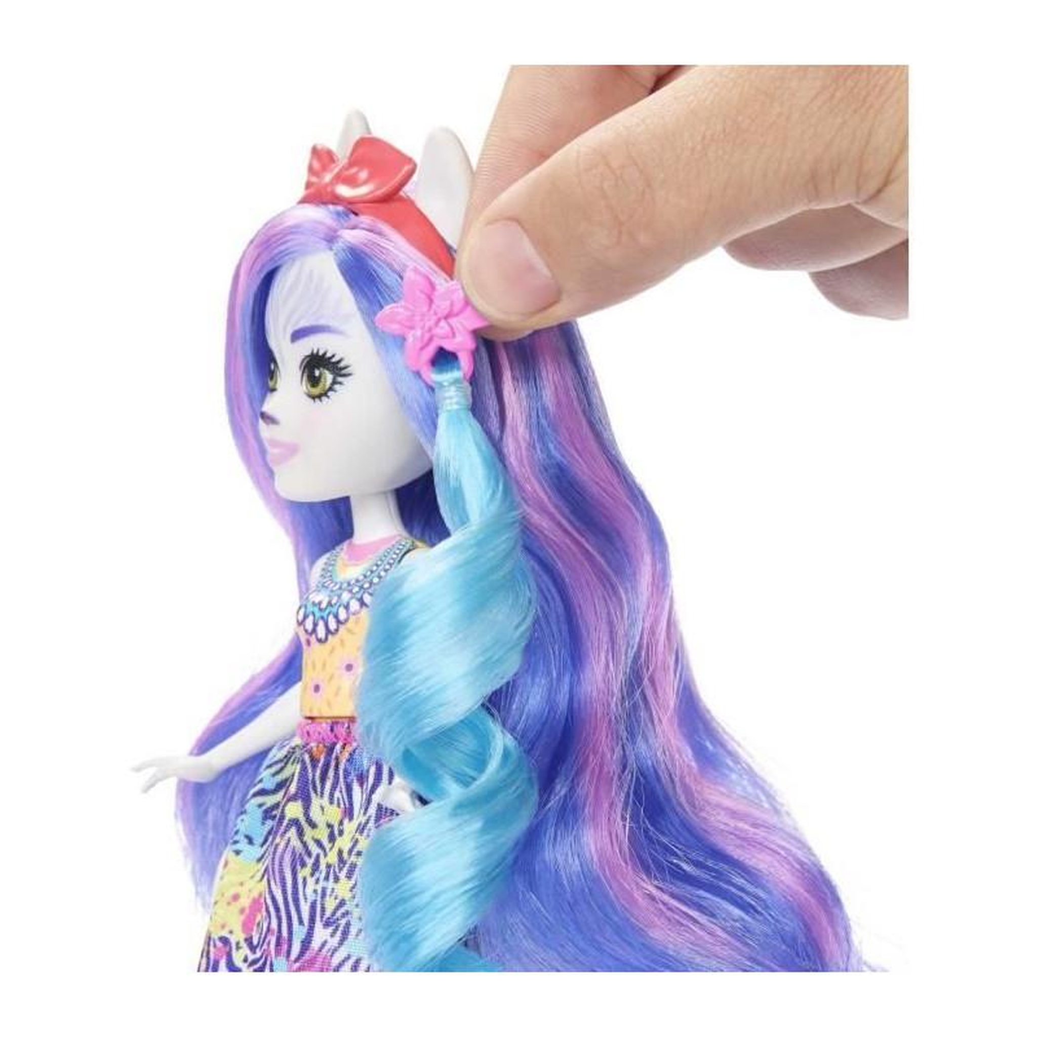 Voir la diapositive 3 : ENCHANTIMALS MINI POUPEE DELUXE ZEBRE - ENCHANTIMALS - HNV28