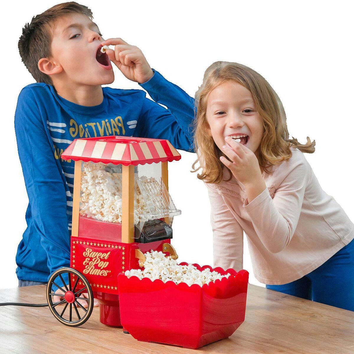 INNOVAGOODS Machine à pop-corn Innovagoods Sweet & Pop Times InnovaGoods Rouge