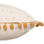 Voir la diapositive 3 : Atmosphera Kids Coussin Déco Enfant  Pompons  30x50cm Ocre