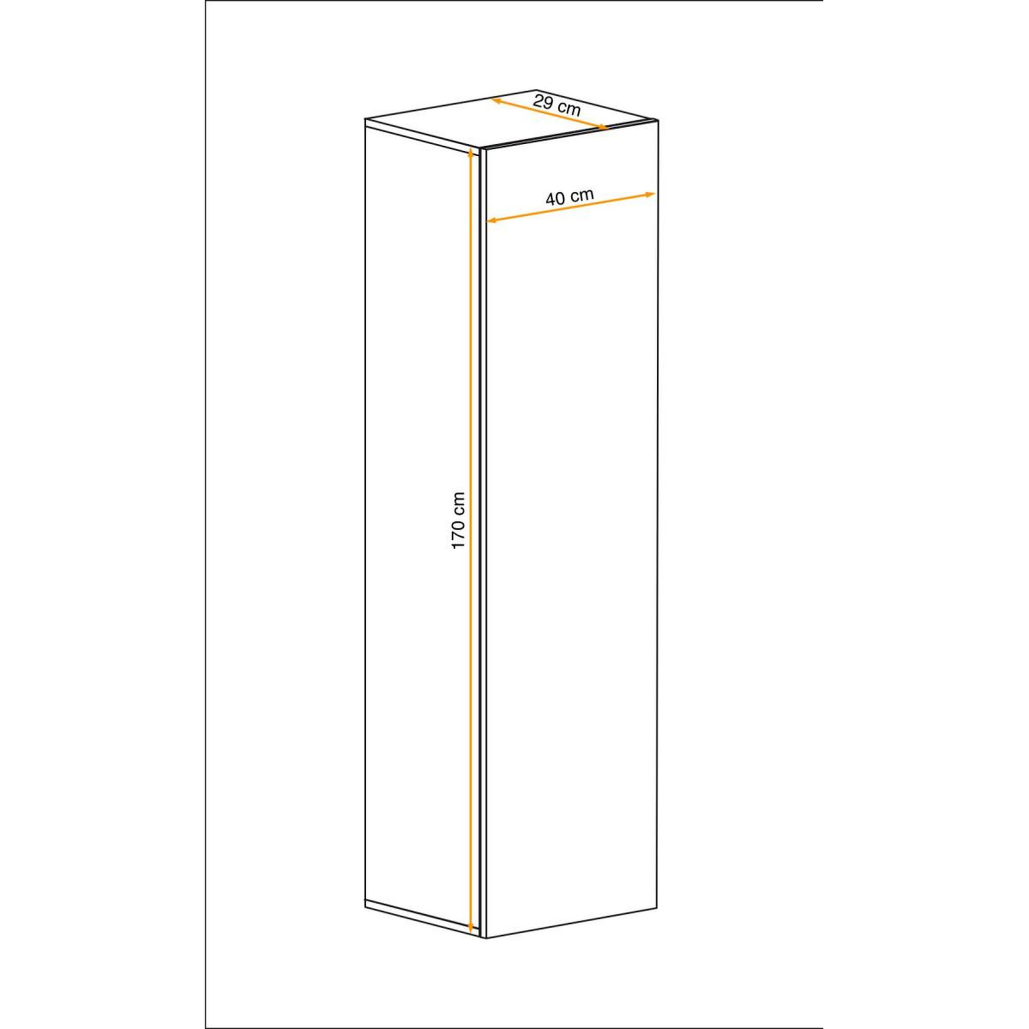 Voir la diapositive 3 : Paris Prix Vitrine murale design  fly a1  170cm noir & blanc