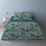 Dourev Housse de couette 240x220 AVALON + 2 taies Percale de coton