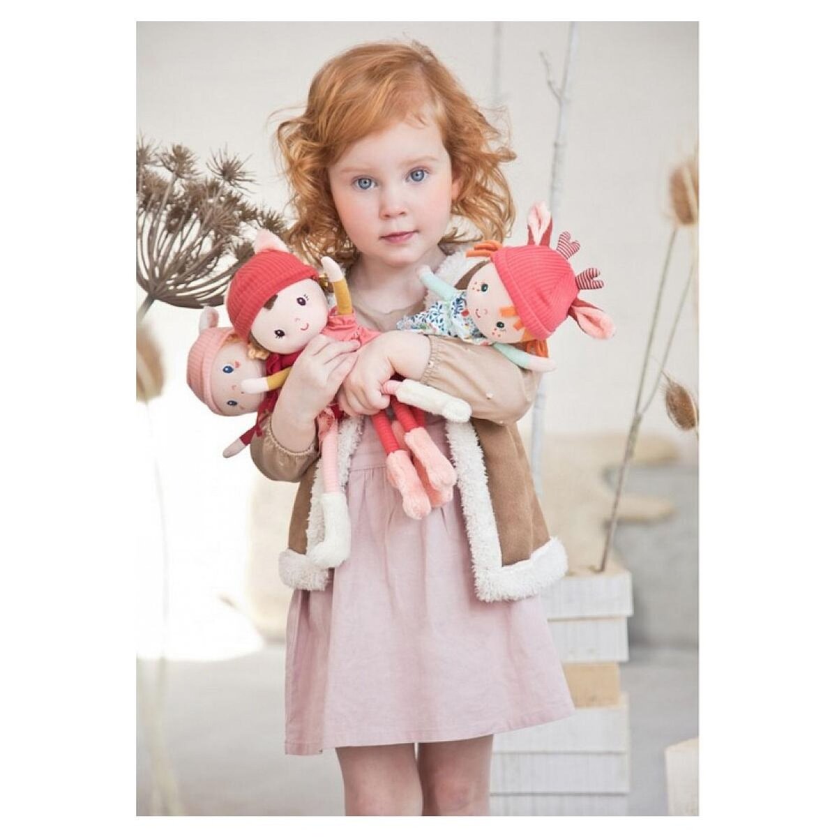 LILLIPUTIENS Poupee caline Alice et sa boite