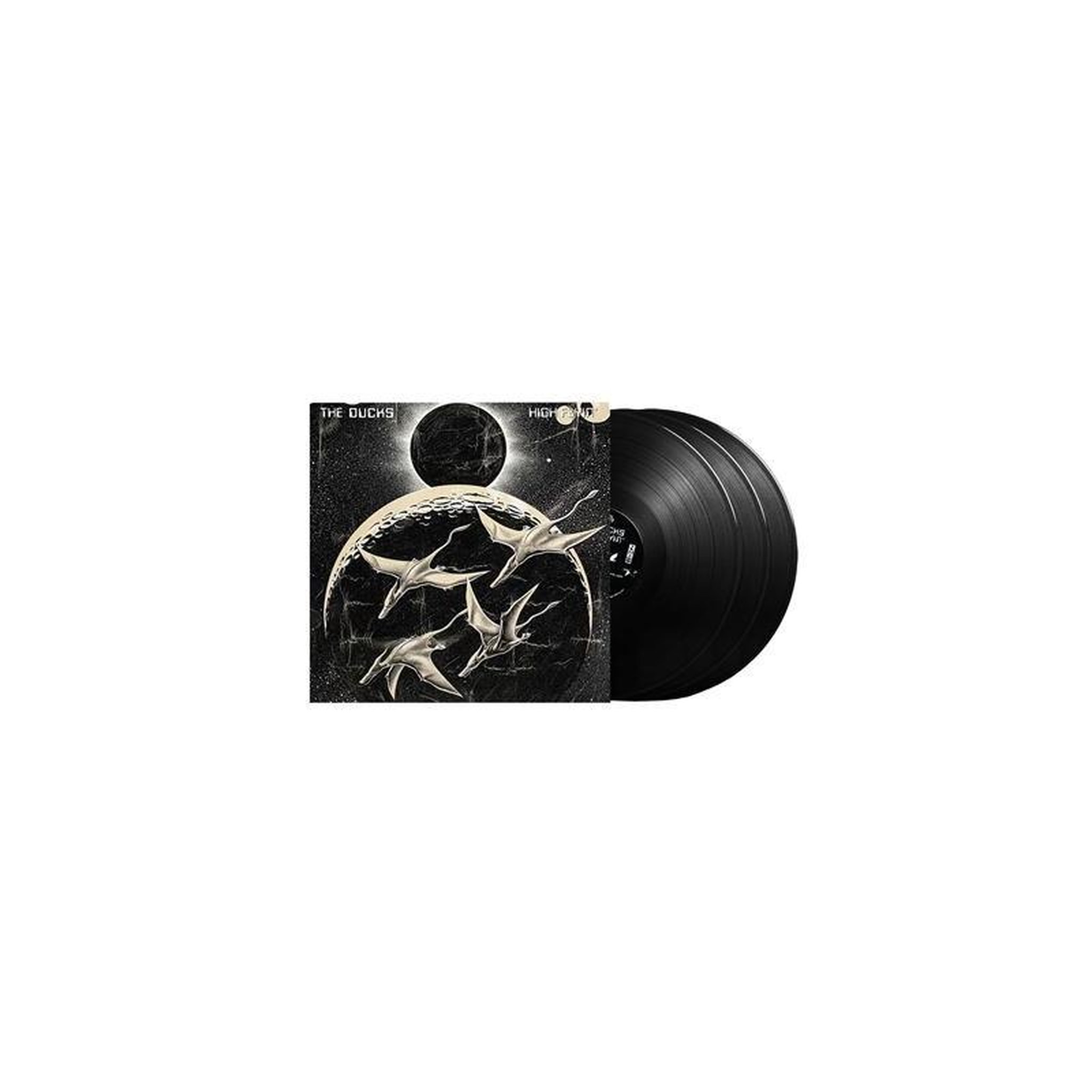 Disque vinyle high flyin, vinyle noir avec pochette carrée