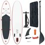 Voir la diapositive 1 : VIDAXL Ensemble de planches SUP gonflables rouge et blanc
