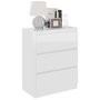 Voir la diapositive 3 : VIDAXL Buffet Blanc brillant 60x35x76 cm Bois d'ingenierie