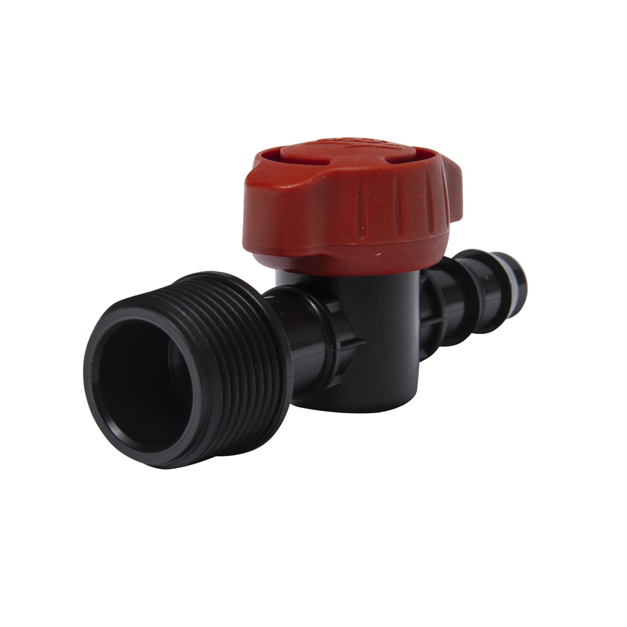 Voir la diapositive 1 : Jardibric Raccord vanne d'arrêt M3/4   Ø 16mm