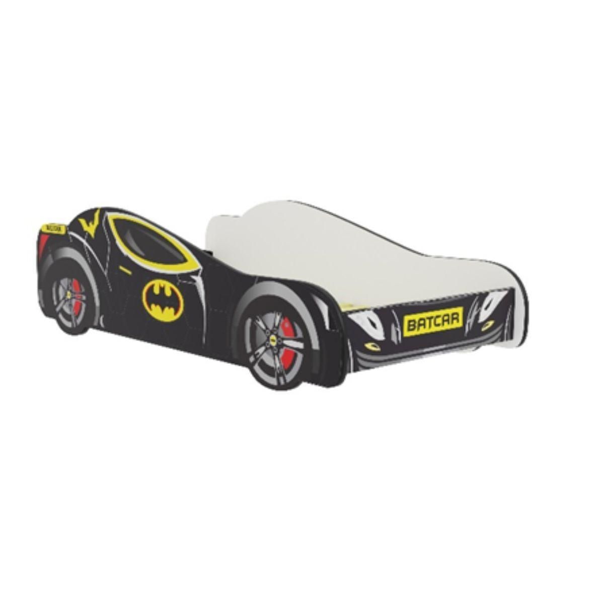 KOBI Lit simple Batmobile 160x80 noir
