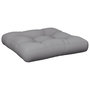 Voir la diapositive 2 : VIDAXL Coussin de palette gris 50x50x12 cm tissu