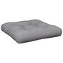 Voir la diapositive 2 : VIDAXL Coussin de palette gris 50x50x12 cm tissu