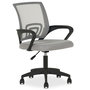 Voir la diapositive 1 : IDIMEX Chaise de bureau ergonomique JAKE réglable en tissu mesh