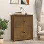 Voir la diapositive 1 : VIDAXL Buffet Marron miel 83x41,5x100 cm Bois massif de pin