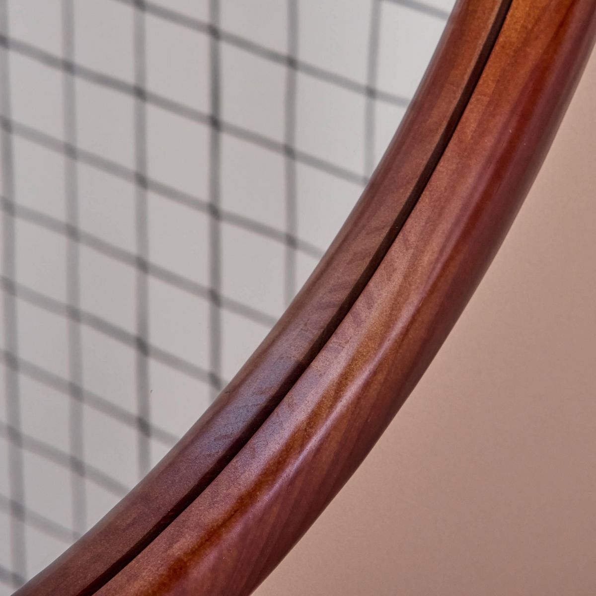 SWEEEK Miroir rond en bois de pin Ø60cm GEORGIA