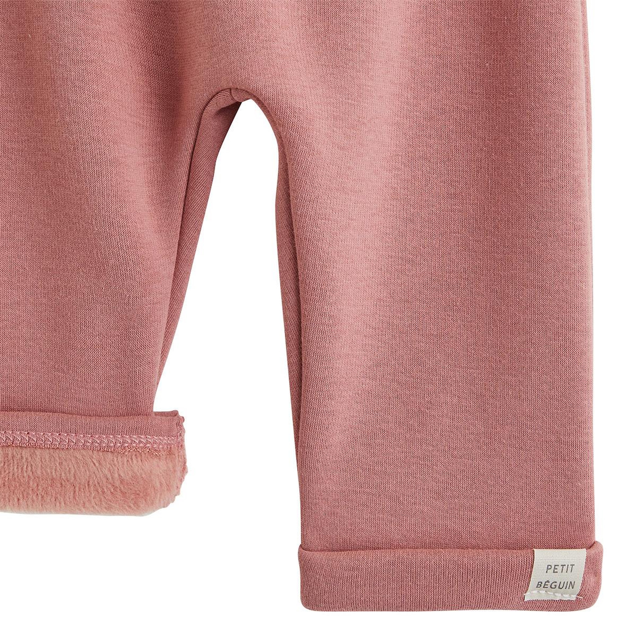 Voir la diapositive 2 : PETIT BEGUIN Lot de 2 sarouels bébé en molleton ultra chaud