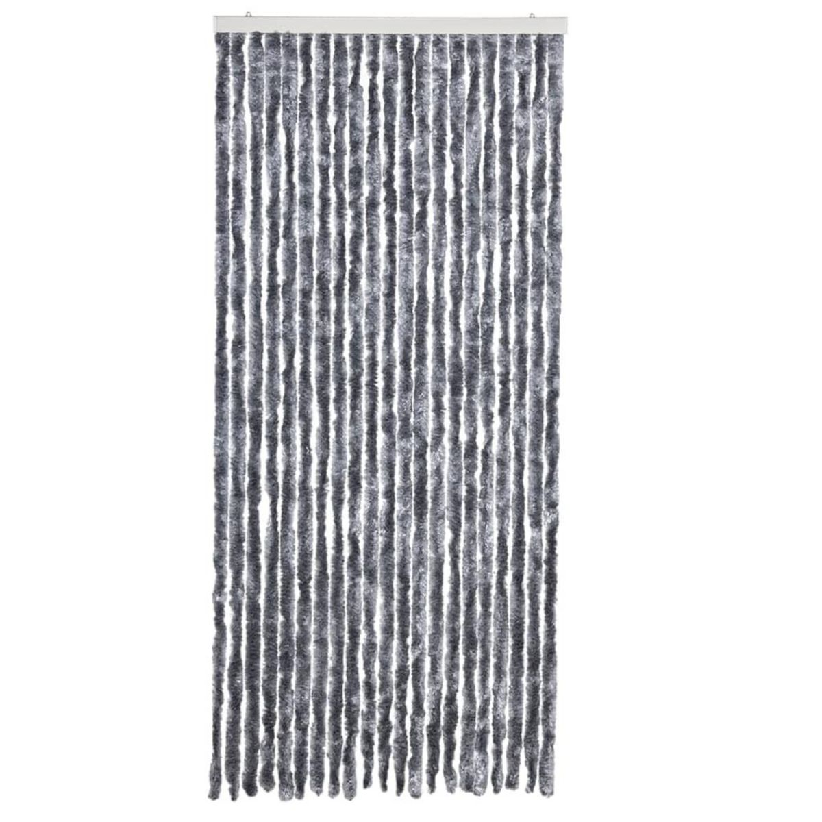 VIDAXL Moustiquaire Argente 90x200 cm Chenille