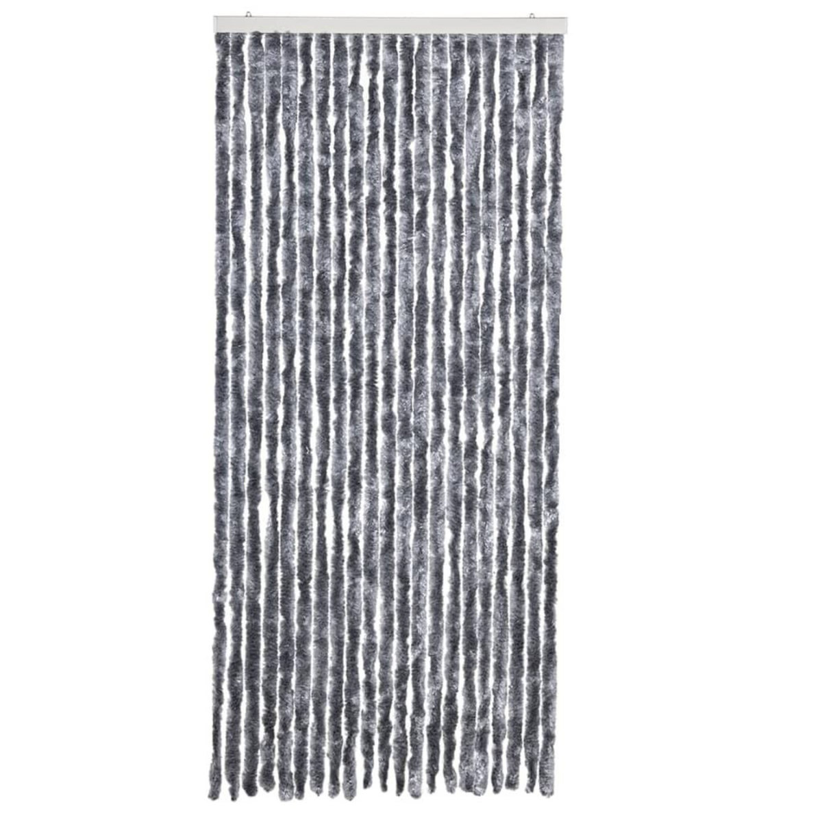 VIDAXL Moustiquaire Argente 90x200 cm Chenille