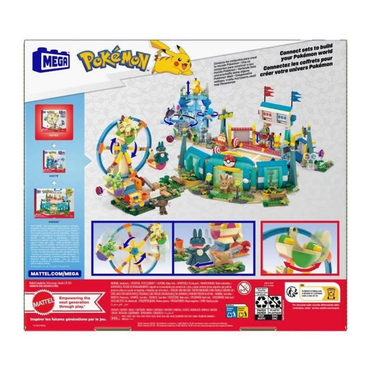 MEGA BLOKS MEGA Pokémon-Coffret La Grande Roue-Jouet a construire HXF80