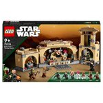 LEGO Star Wars 75326 - La Salle du Trône de Boba Fett, Jouet à Construire Pour les Enfants de 9 Ans et Plus, Avec le Palais de Jabba et 7 Minifigures