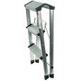Voir la diapositive 4 : WERKAPRO Marchepied pliable en aluminium 3 marches WERKA PRO