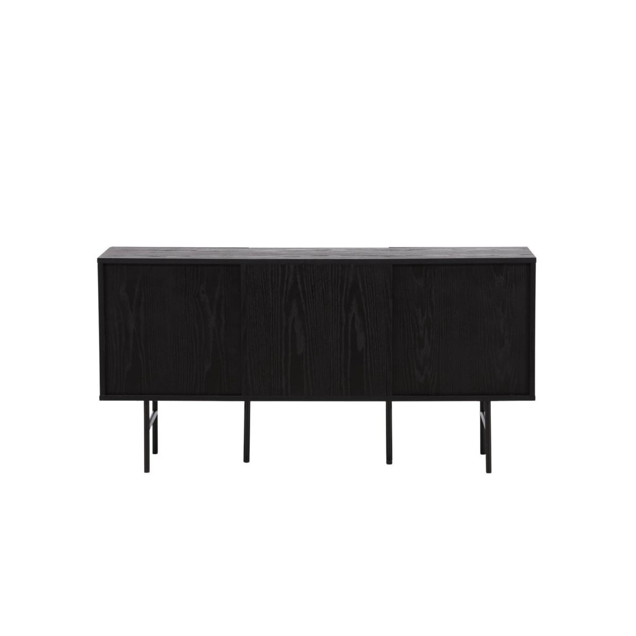 Voir la diapositive 6 : Paris Prix Bahut design nervuré  bjorkon  150cm noir