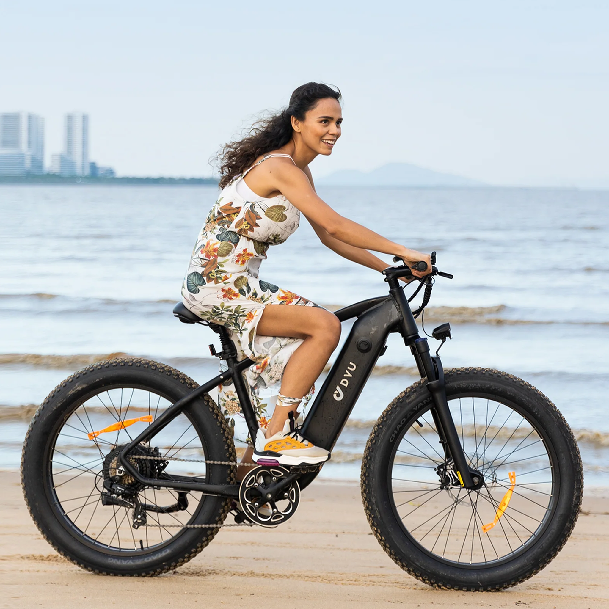 Voir la diapositive 6 : DYU VTT électrique DYU King 750 à gros pneus, 750 W, 48 V, 18 Ah, noir