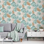 Voir la diapositive 2 : DUTCH WALLCOVERINGS DUTCH WALLCOVERINGS Papier peint Feuilles de monstera Vert