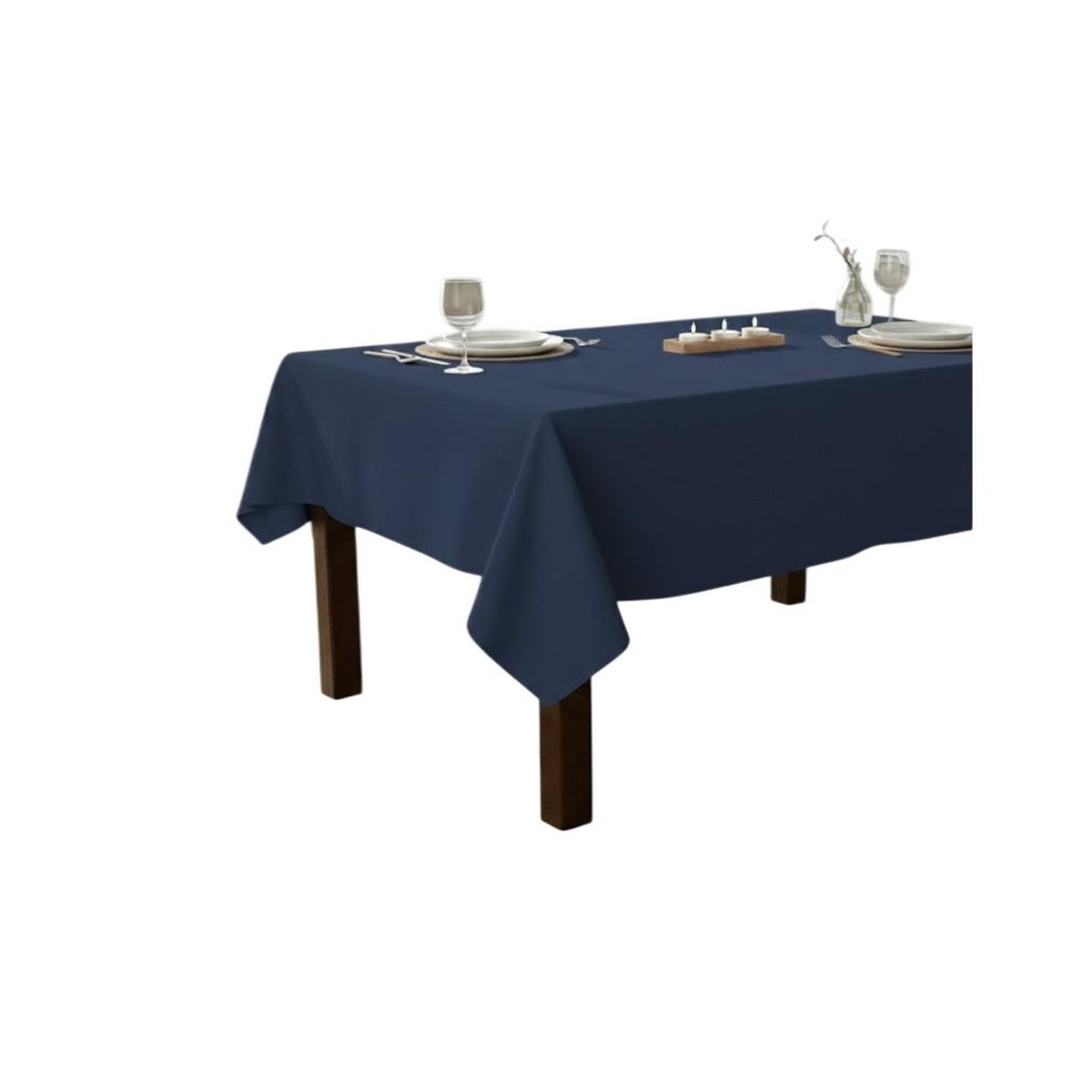 Voir la diapositive 1 : Eden Nappe en polyester finition ourlet nels