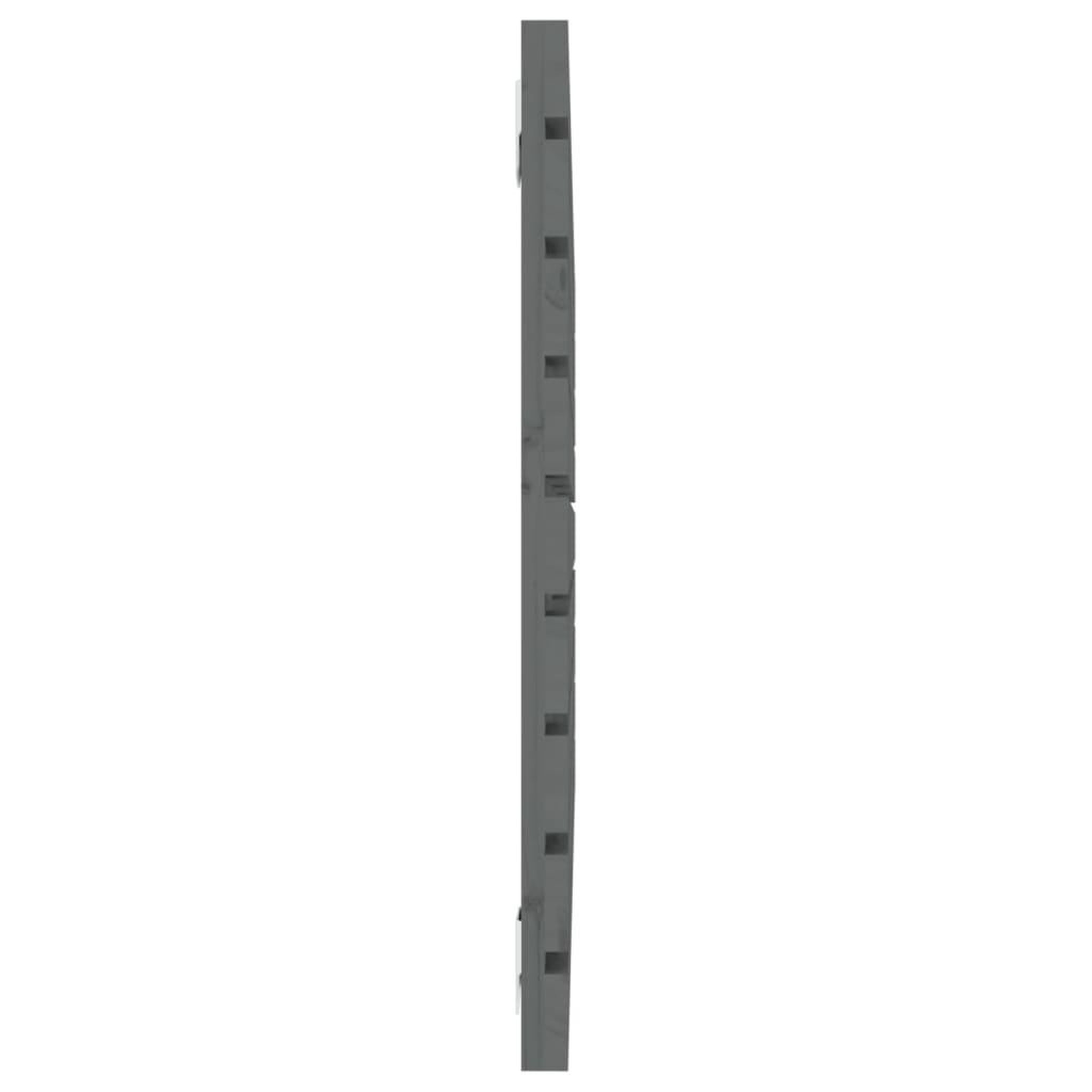 Voir la diapositive 5 : VIDAXL Tete de lit murale Gris 81x3x63 cm Bois massif de pin