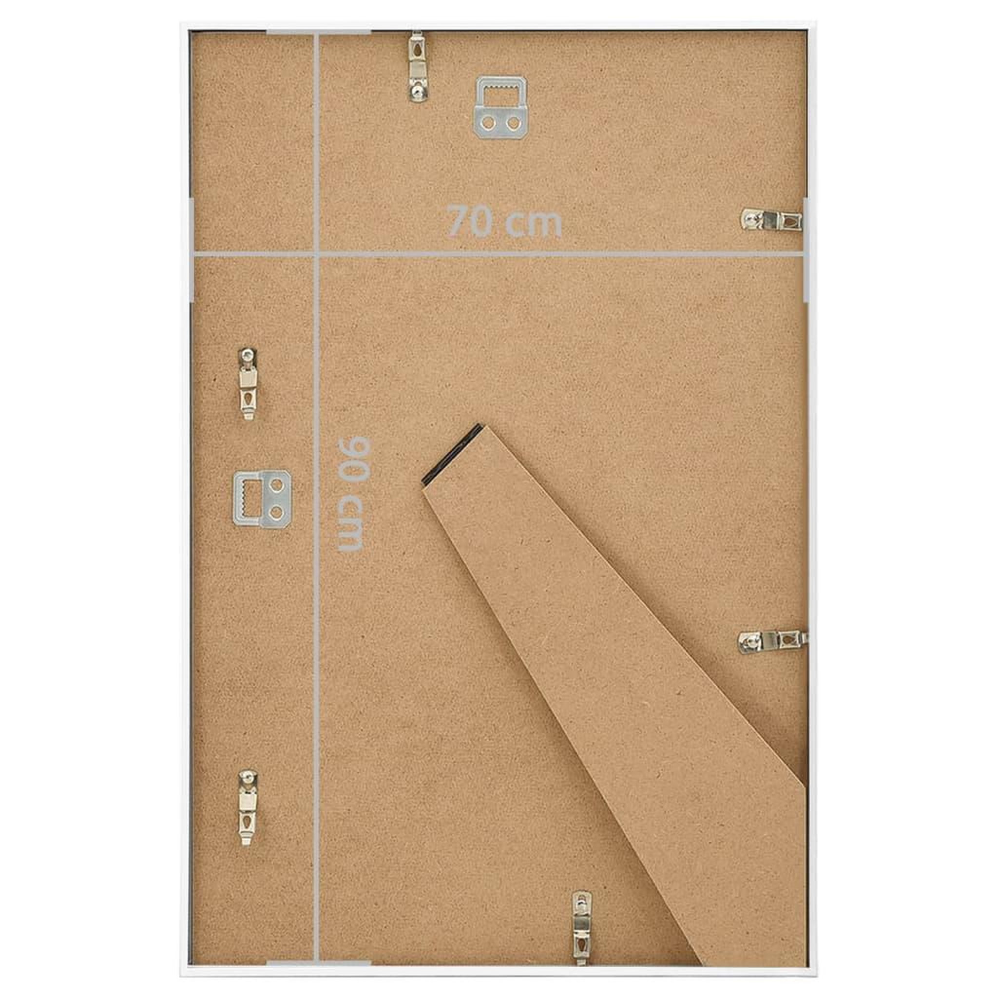 Voir la diapositive 6 : VIDAXL Collage de cadres photo 5 pcs de mur table Blanc 70x90 cm MDF