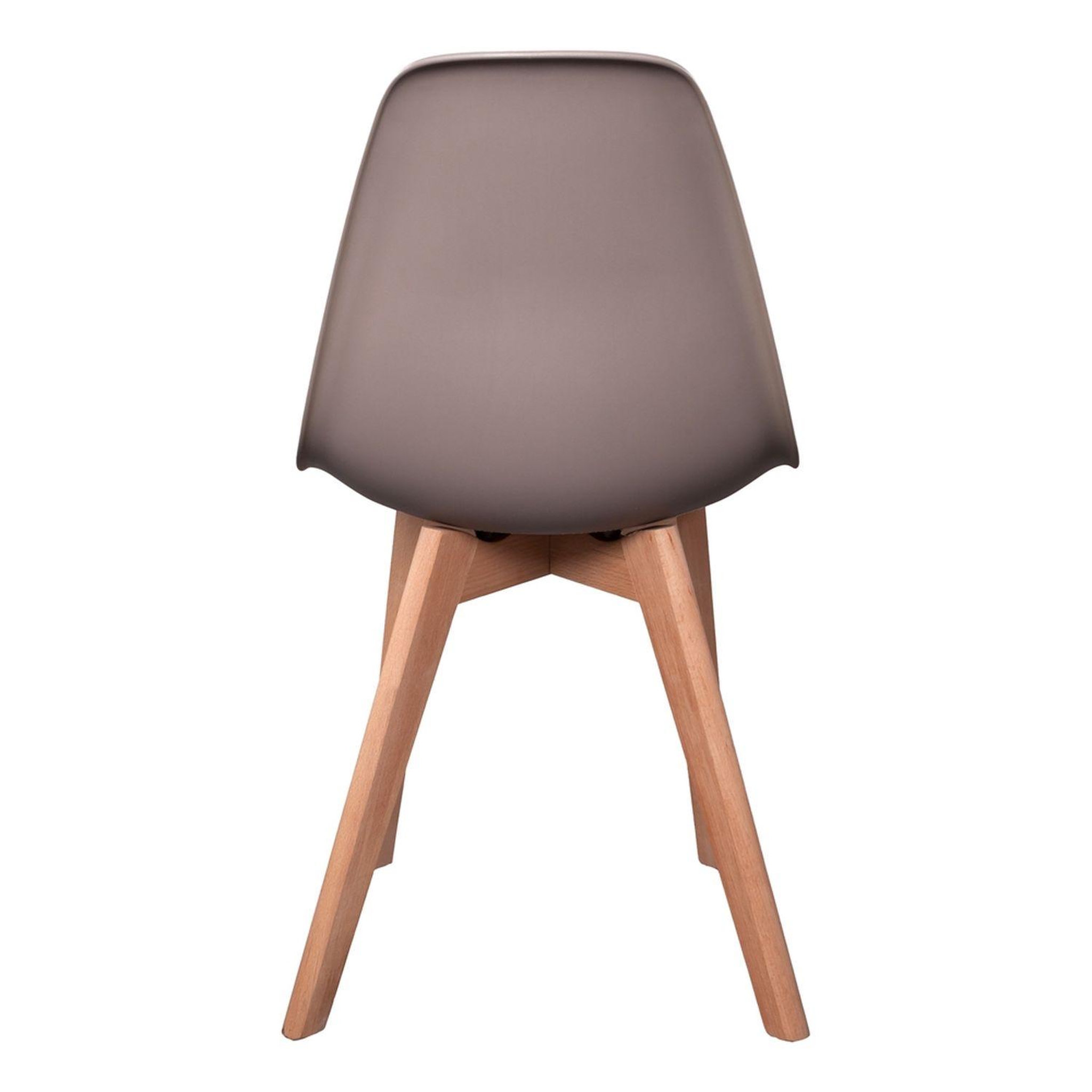 Voir la diapositive 3 : The Home Deco Factory Chaise scandinave Coque - H.83 cm