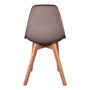 Voir la diapositive 3 : The Home Deco Factory Chaise scandinave Coque - H.83 cm