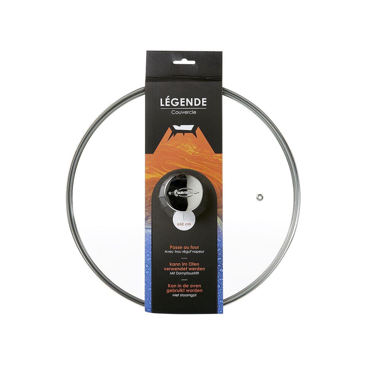 Durandal Couvercle universel 32cm Legende Verre