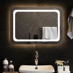 VIDAXL Miroir de salle de bain a LED 70x50 cm