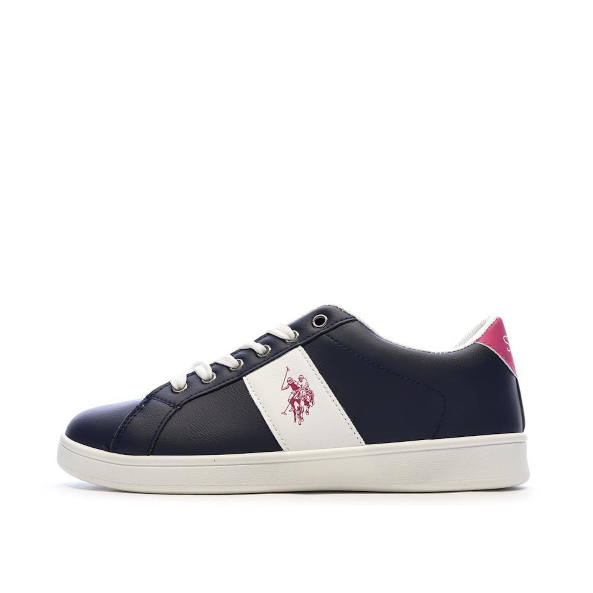 U.S. Polo Assn. Baskets Marines/Roses/  Femme US Polo ASSN For Everyday