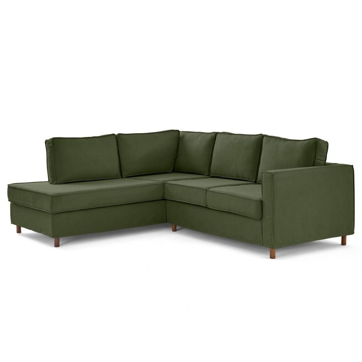 LISA DESIGN Jake - canapé déhoussable d'angle gauche 5 places en tissu