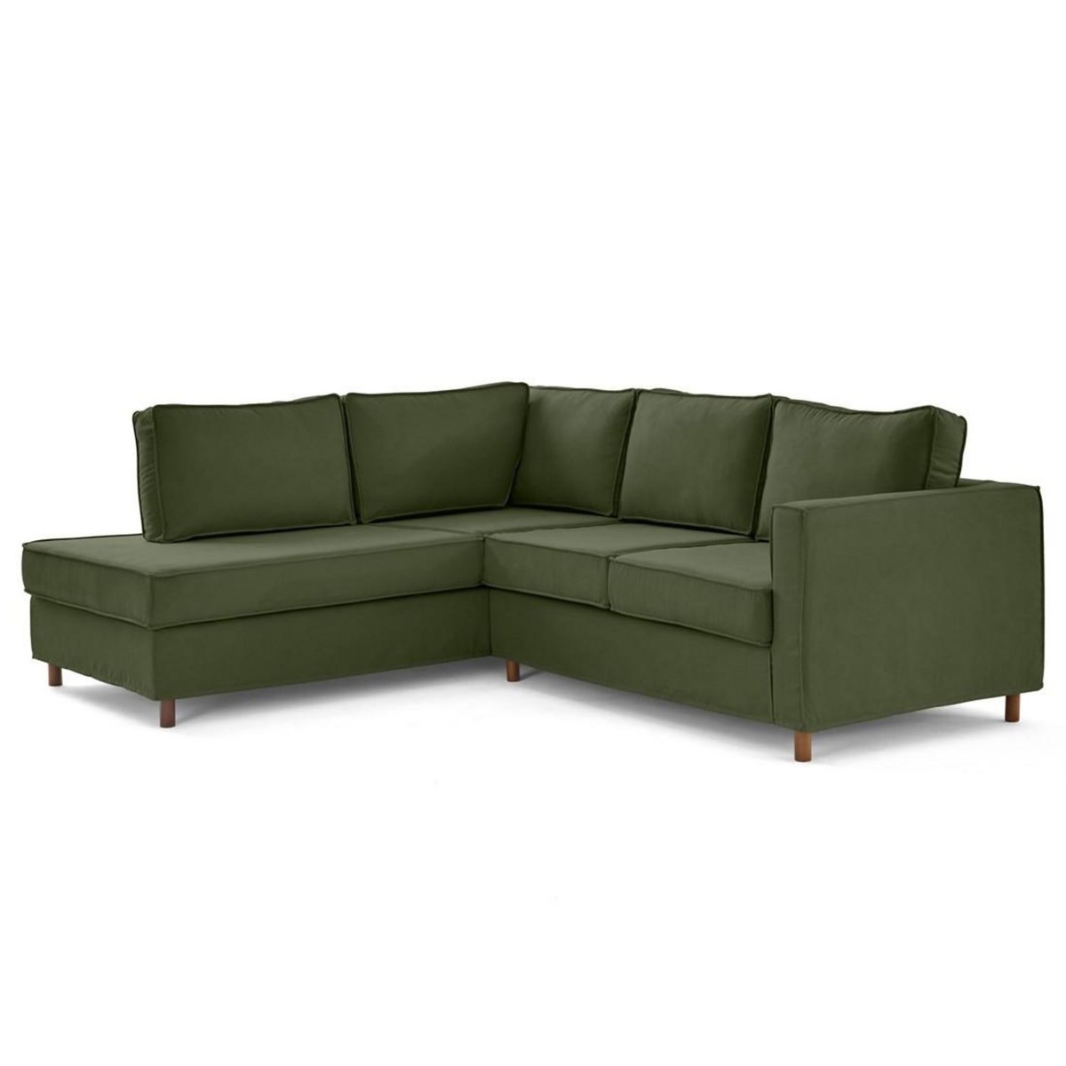 LISA DESIGN Jake - canapé déhoussable d'angle gauche 5 places en tissu