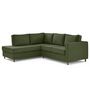 Voir la diapositive 4 : LISA DESIGN Jake - canapé déhoussable d'angle gauche 5 places en tissu