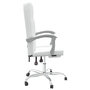 Voir la diapositive 4 : VIDAXL Fauteuil inclinable de bureau Blanc Similicuir