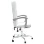 Voir la diapositive 4 : VIDAXL Fauteuil inclinable de bureau Blanc Similicuir
