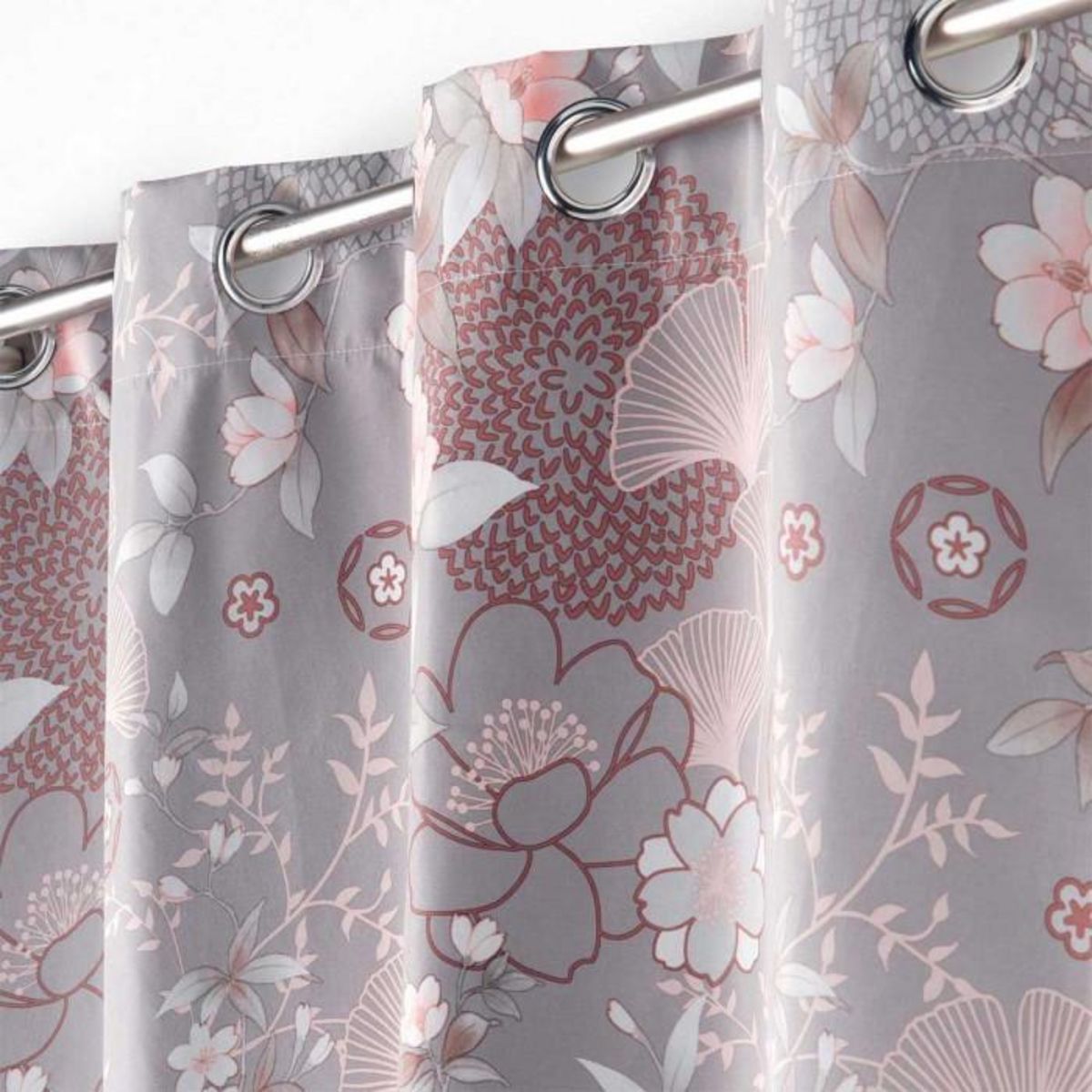 Paris Prix Rideau à Œillets Occultant  Yokahama  135x260cm Gris